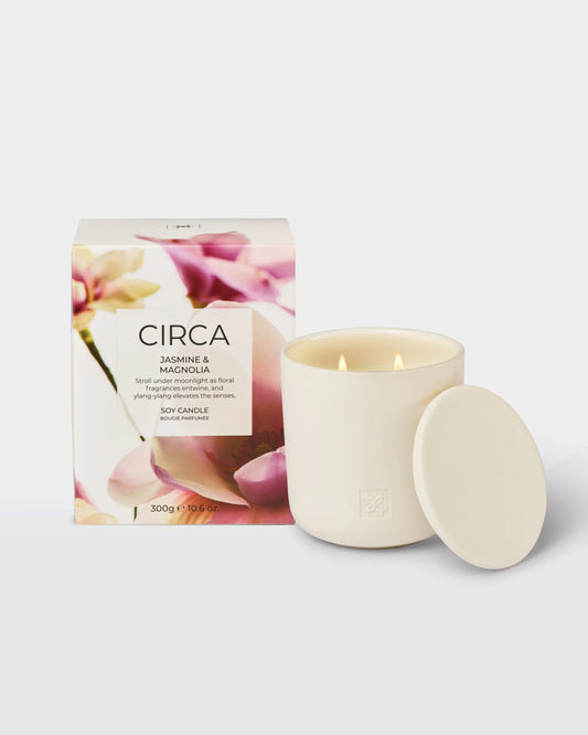 Circa Jasmine & Magnolia Soy Candle - 10.6oz