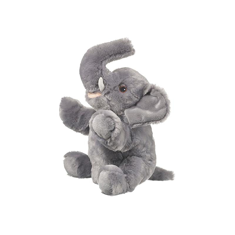 Plush Puppet Elephant 10”