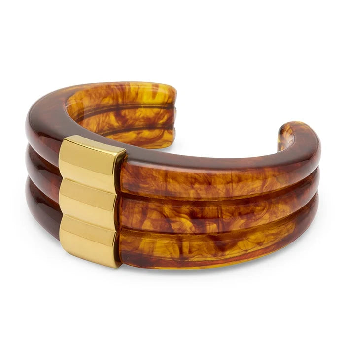 Lucas Jack Tortoise Shell Resin Bangle