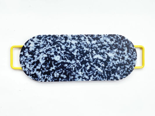 Oval Cutting Board - Black & White