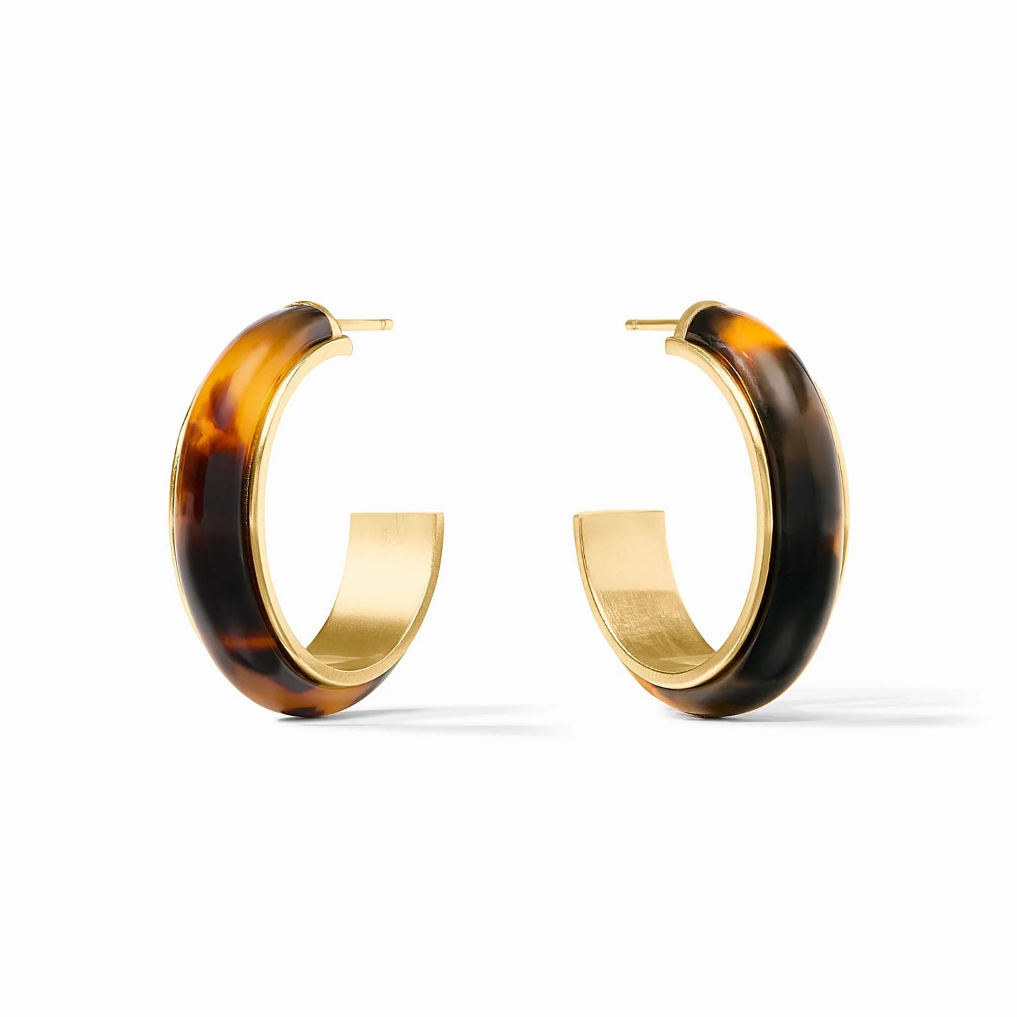 Julie Vos Carnaby Hoop Tortoiseshell