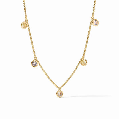Julie Vos Delicate Charm Necklace Champagne