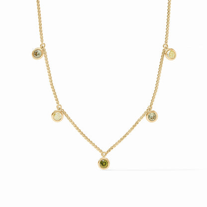 Julie Vos Delicate Charm Necklace Champagne