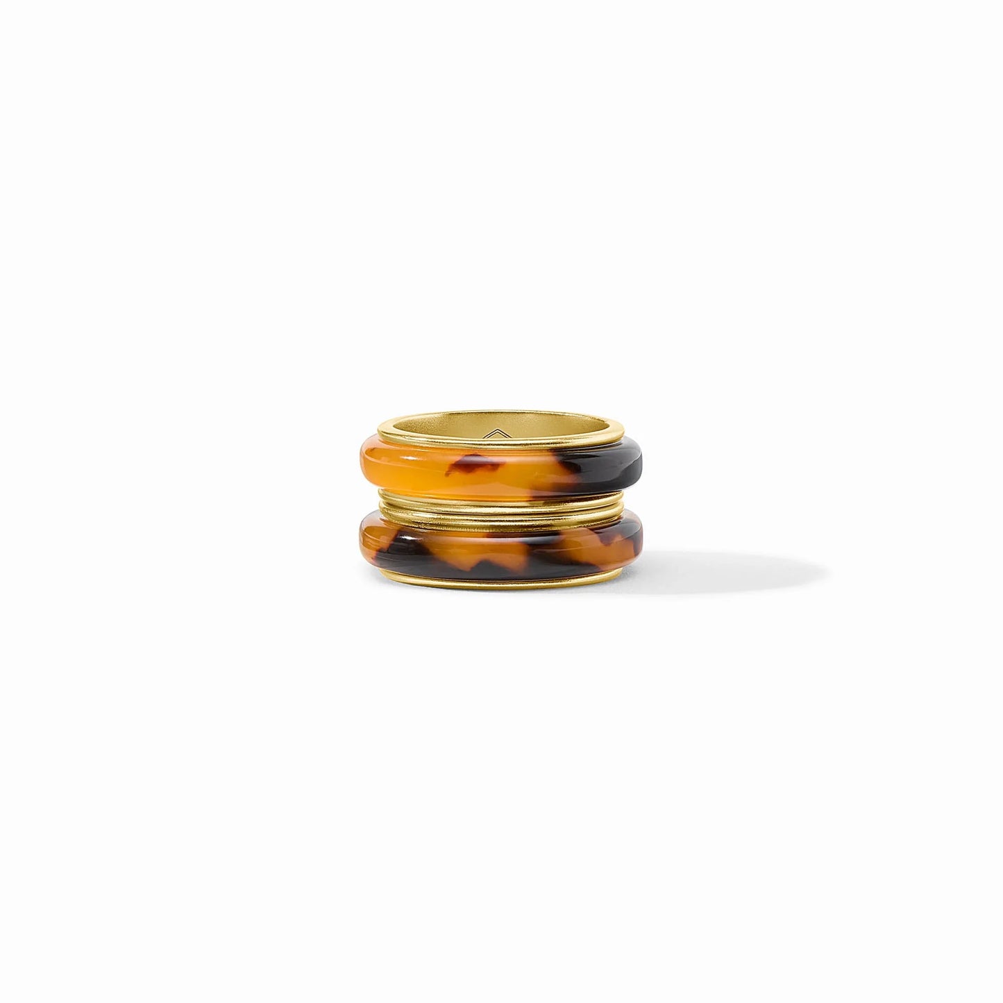 Julie Vos Carnaby Duet Ring Tortoiseshell