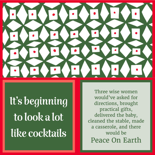 Xmas Peace on Earth Napkin