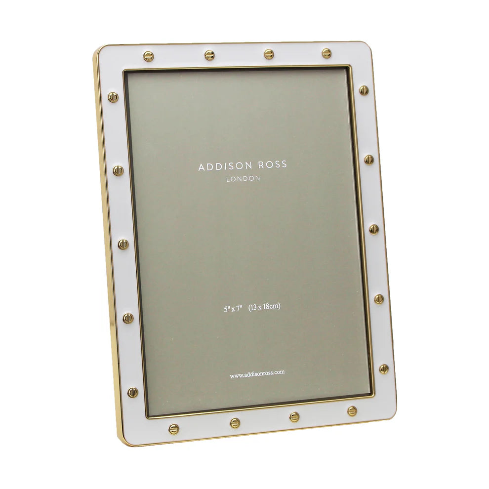 Fancy Lock Frame Enamel & Gold Locket Frame – Foxy Reds