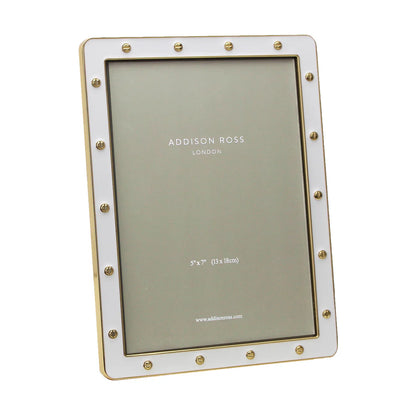 Enamel & Gold Locket Frame