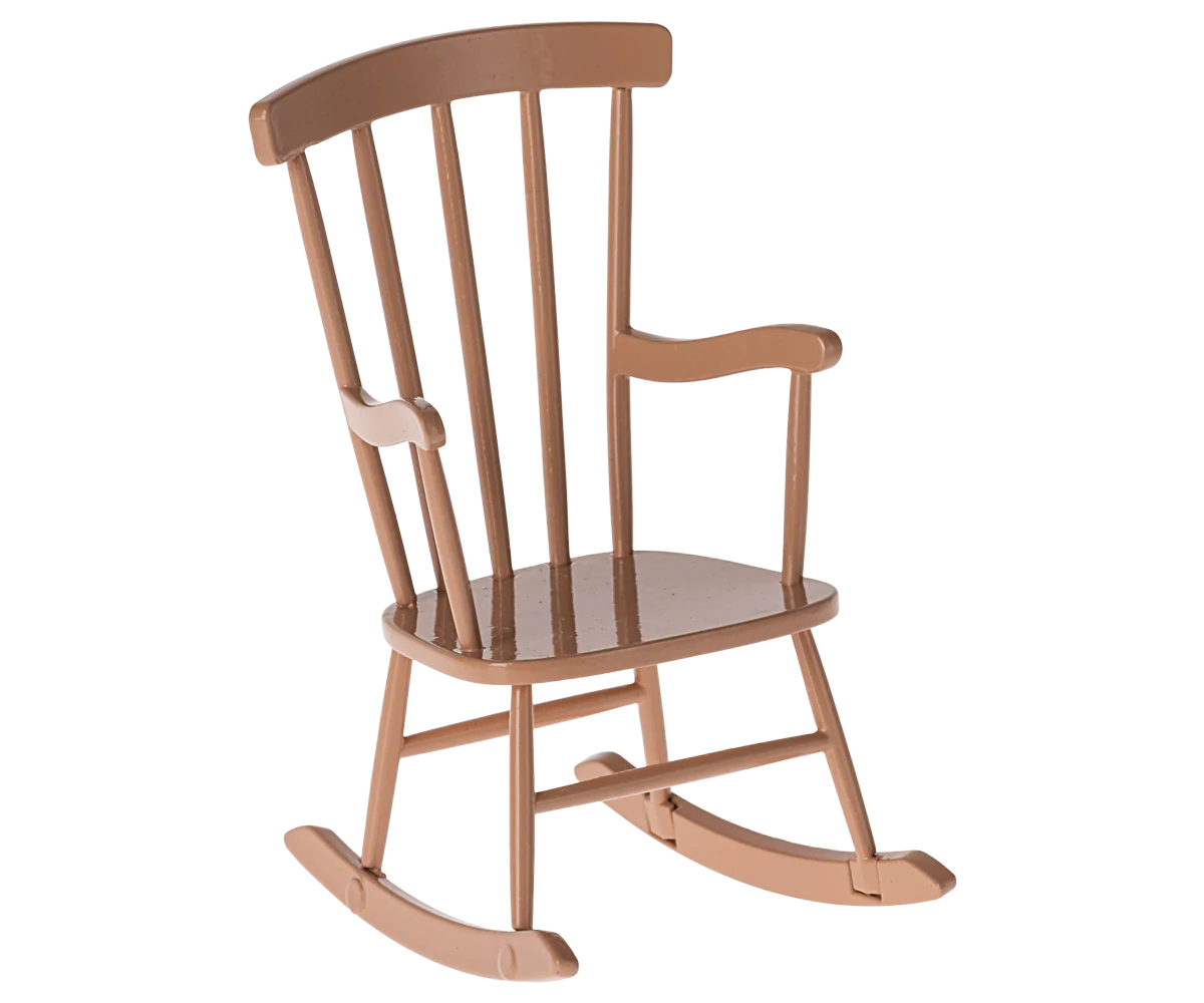 Maileg Rocking Chair, Mouse- Dark powder