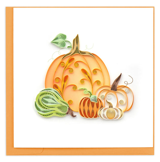 Quilling Card Assorted Pumpkins