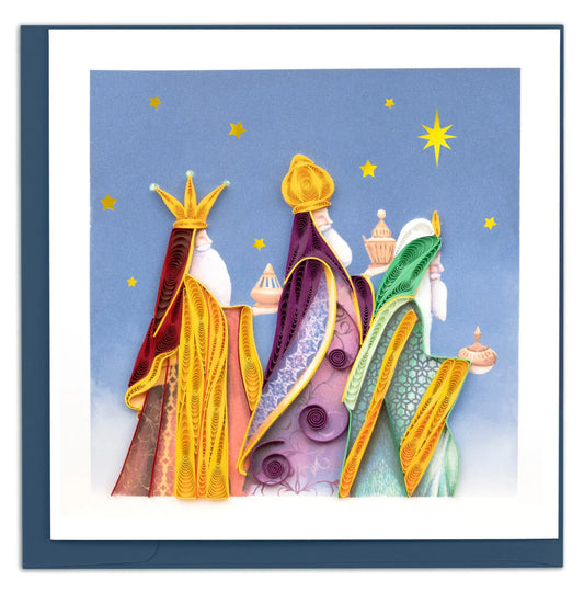 Quilling Card Three Wise Men