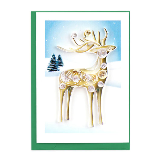 Quilling Card Mini Reindeer