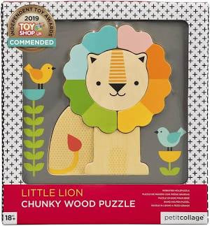 Little Lion Chunky Wood Puzzle
