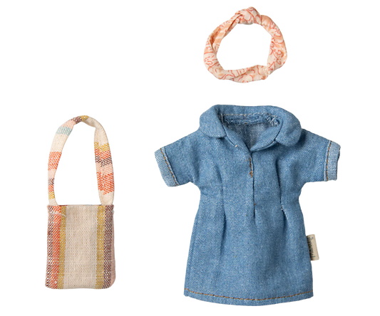 Maileg Denim Dress And Bag