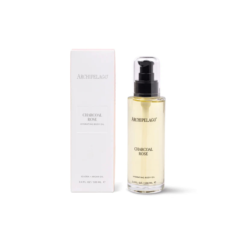 Archipelago Charcoal Rose Hydrating Body Oil