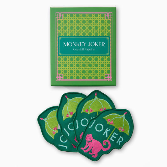 Oh My Mahjong Monkey Joker Cocktail Napkins