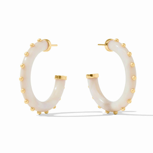 Julie Vos Colette Hoop Alabaster