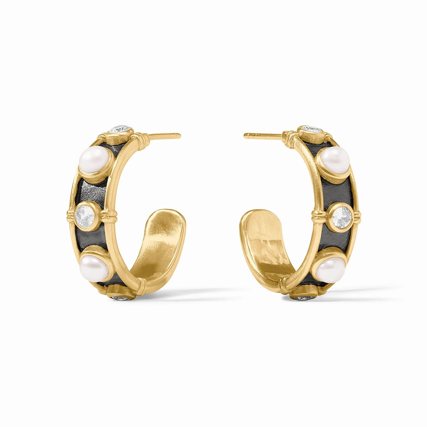 Julie Vos Tribeca Hoop Pearl
