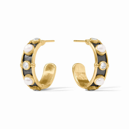 Julie Vos Tribeca Hoop Pearl