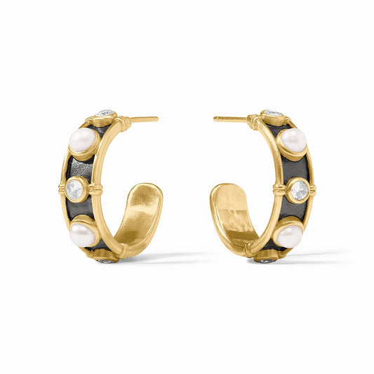 Julie Vos Tribeca Hoop Pearl