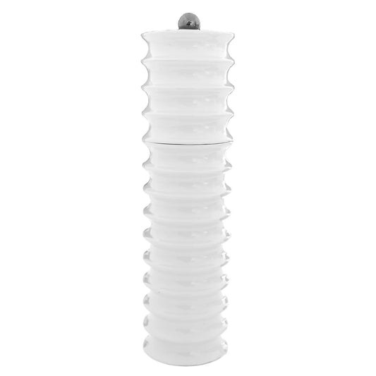 Addison Ross White Twister Salt and Pepper Mill