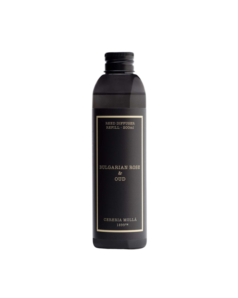 Cereria Molla Bulgarian Rose & Oud Diffuser Refill