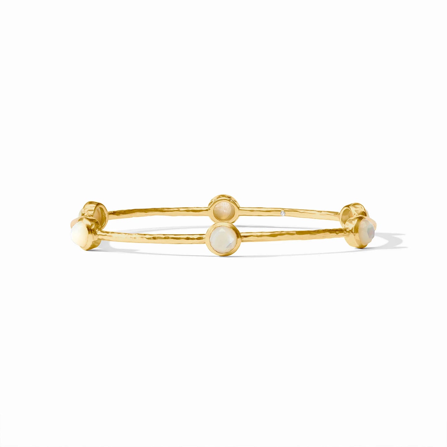 Julie Vos Milano Bangle Gold Mother of Pearl