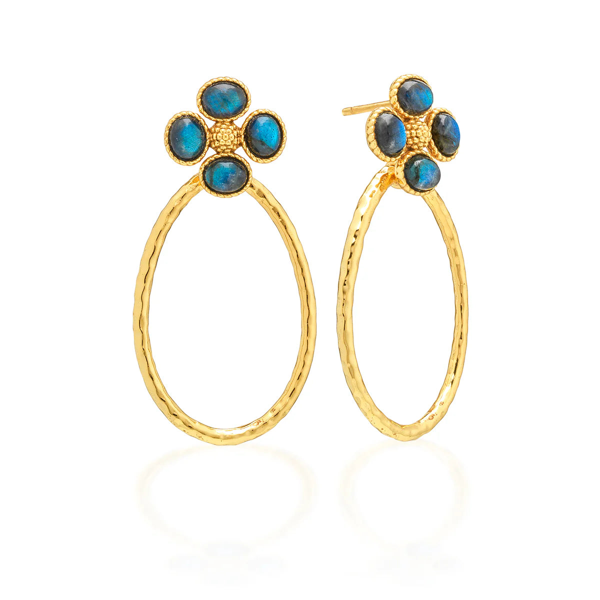 Capucine De Wulf Berry Clover Teardrop Earrings FR