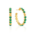 Capucine De Wulf Berry Gem Medium Hoop Earrings FR