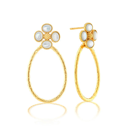 Capucine De Wulf Berry Clover Teardrop Earrings FR