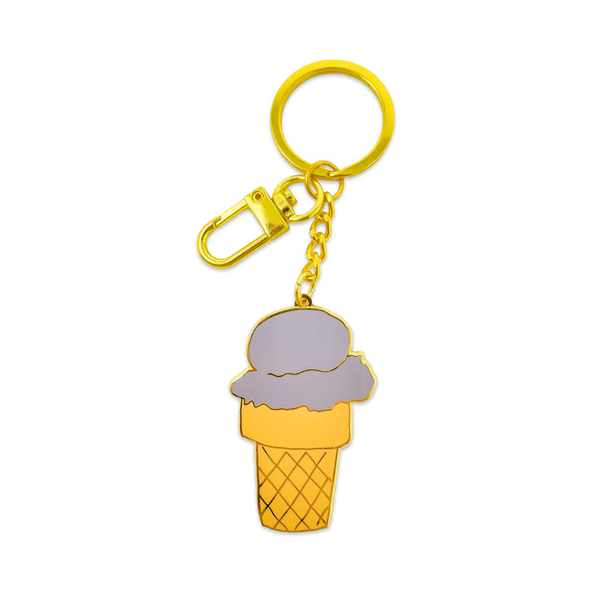 Ice Cream Cone Keychain & Bag Charm