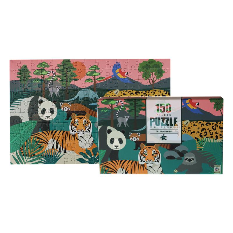 Puzzle Rectangle Rainforest, 150 pcs 11" x 17"