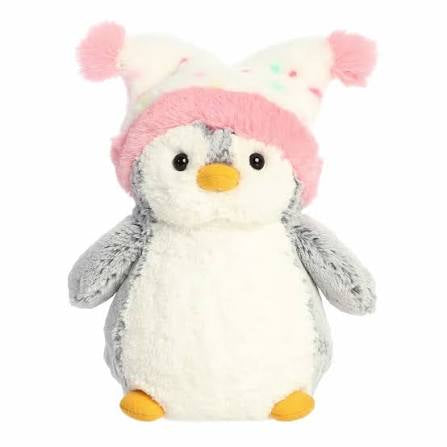 Aurora Penguin with Pompom Confetti Hat