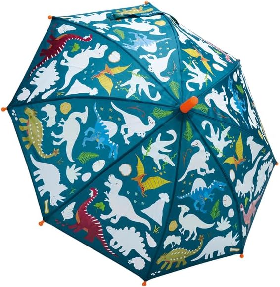 Color Changing Umbrella Dino Themed