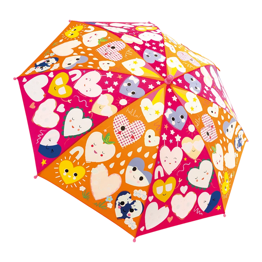 Color Changing Umbrella Heart Design