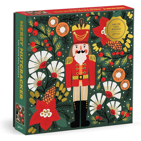 Merry Nutcracker 500 Piece Foil Puzzle