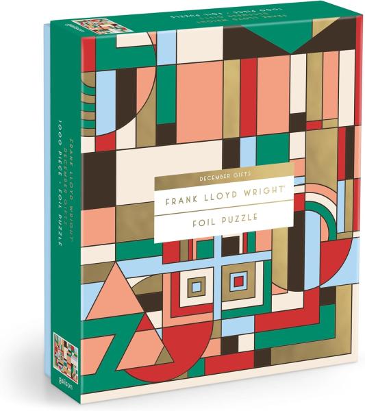 FRANK LLOYD WRIGHT DECEMBER GIFTS 1000 PIECE FOIL PUZZLE