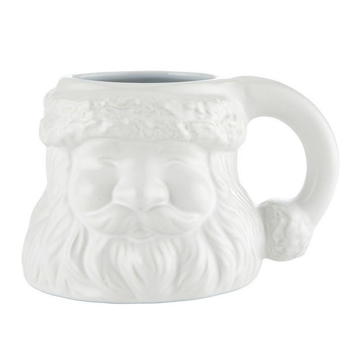 Santa Mug White Ceramic