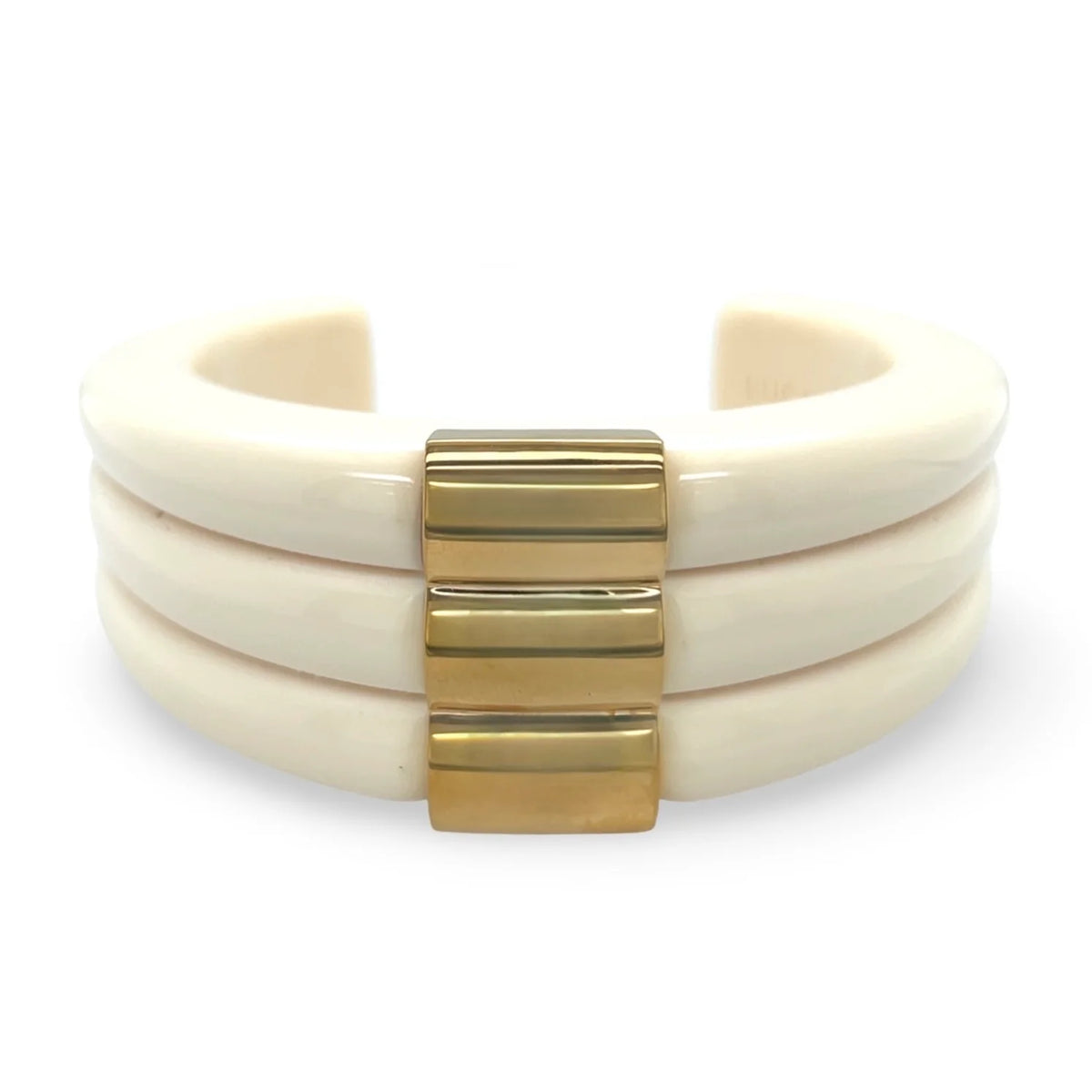 Lucas Jack Ivory Resin Bangle
