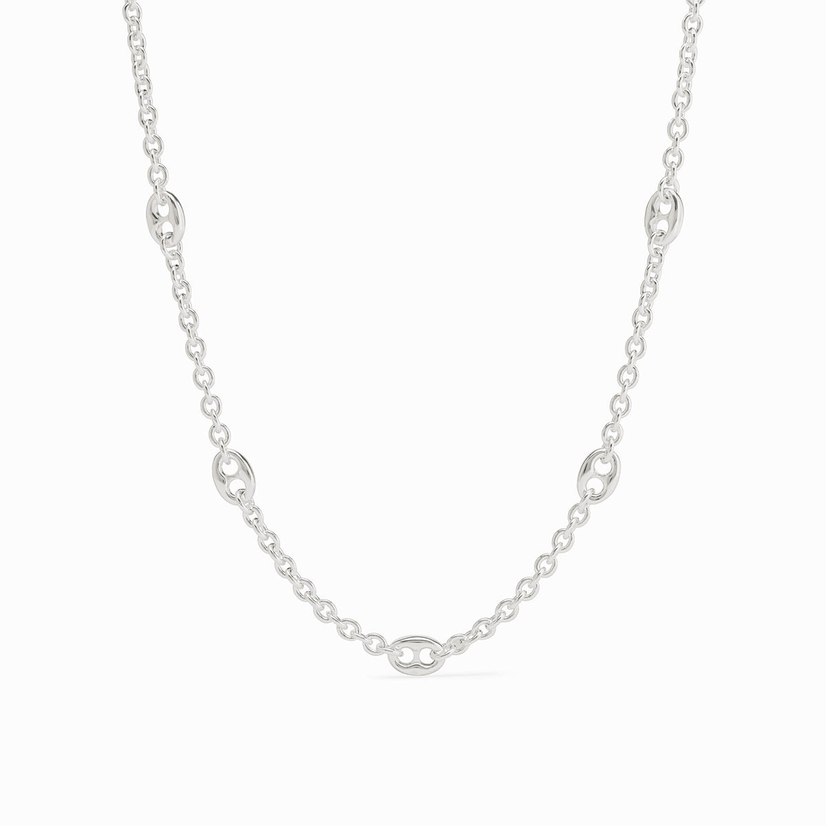 Laguna Delicate Station Necklace - Silver