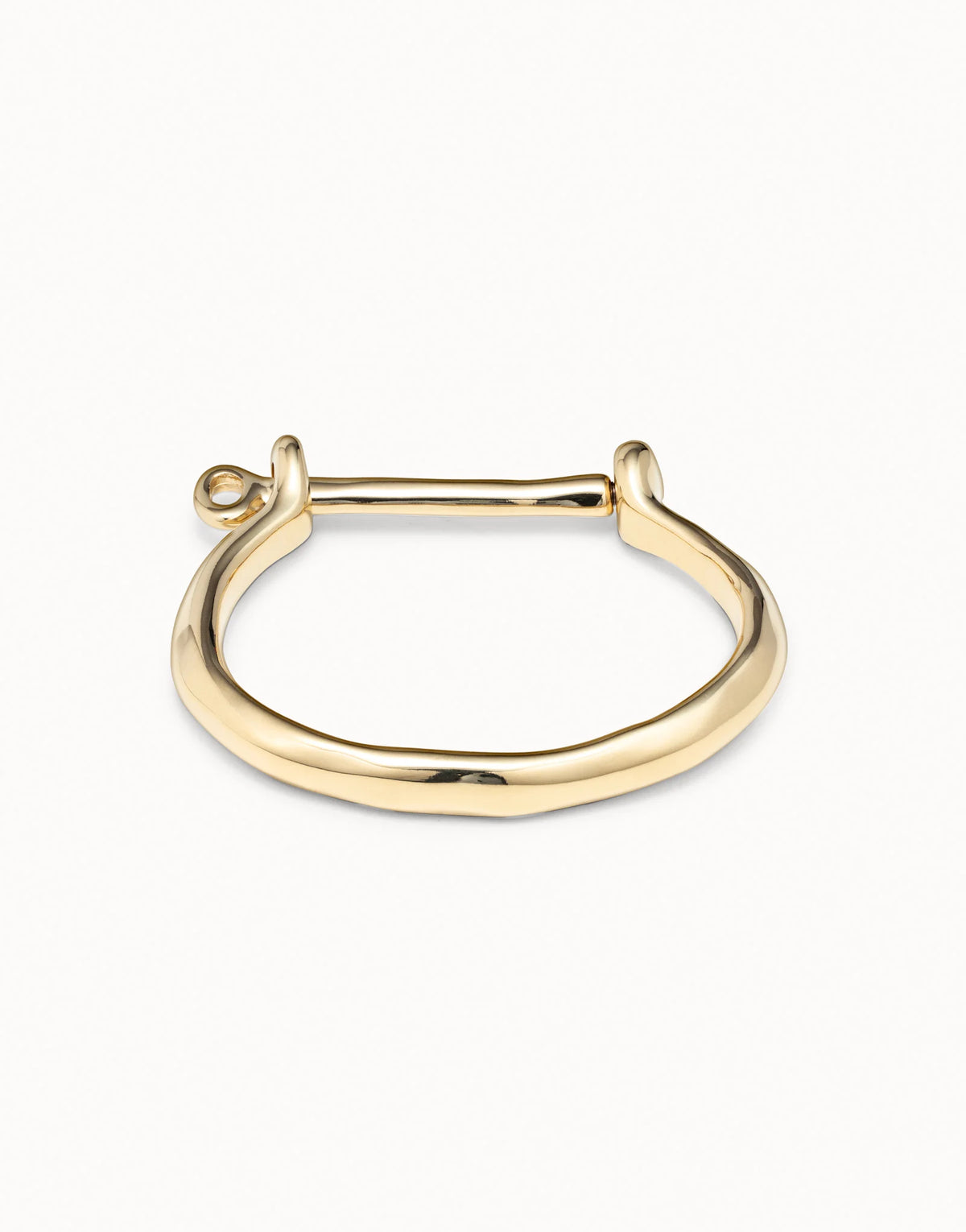 UNOde50 Bangle Bracelet With Shackle-Style Clasp - Gold