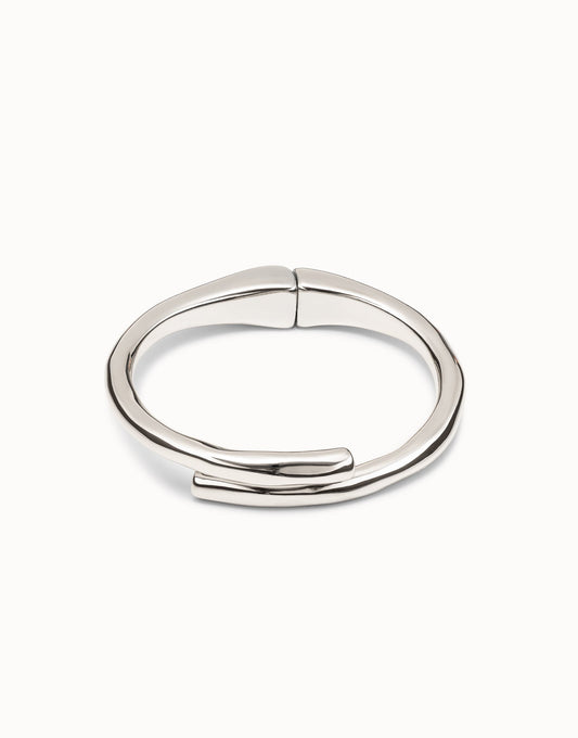 UNOde50 Tubular Shaped Bangle Bracelet - Silver