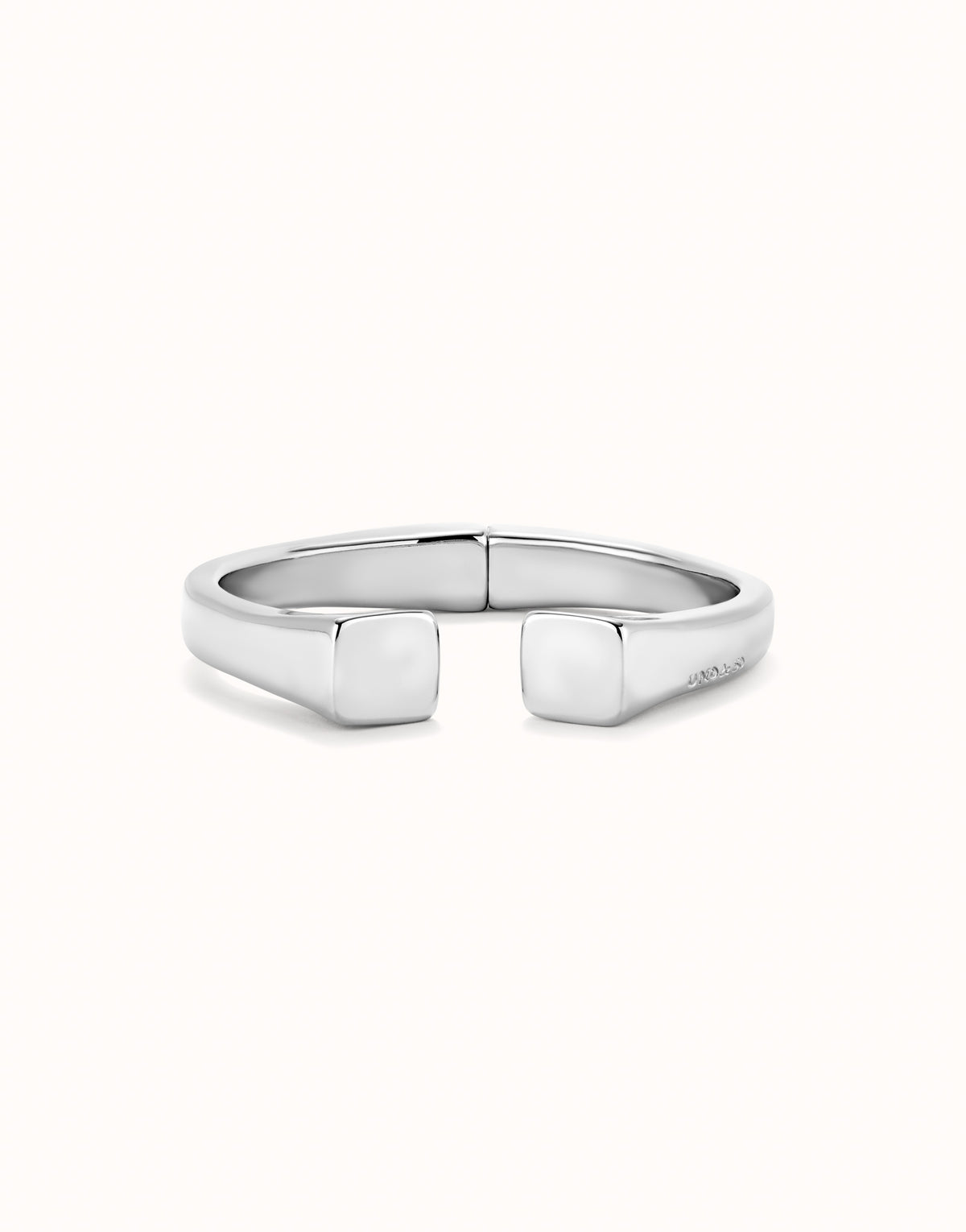 UNOde50 Bangle Bracelet With Square Shape - Silver