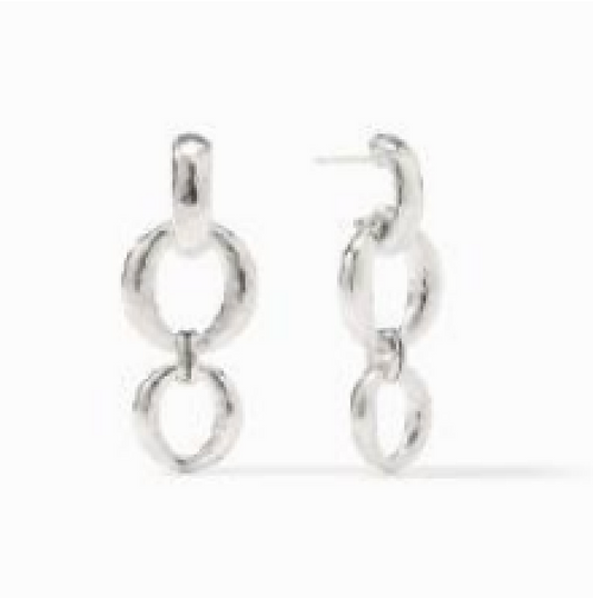 Julie Vos Solara Orbit Earring Silver