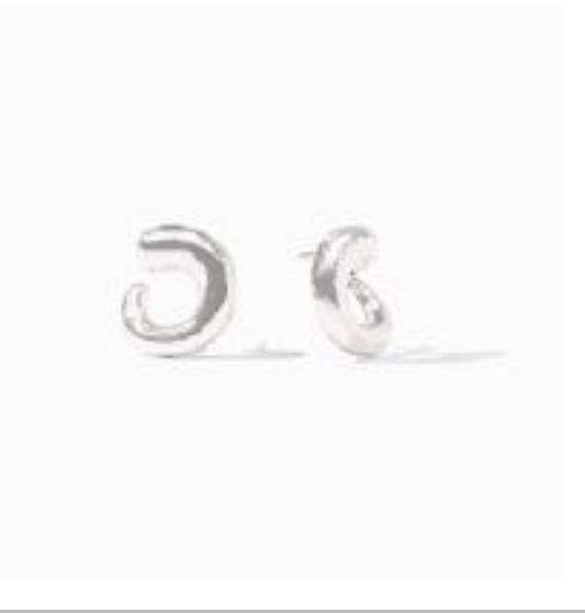 Julie Vos Solara Spiral Earring Silver