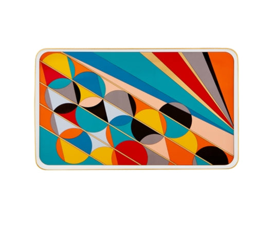 Vista Alegre Futurismo Large Rectangle Tray