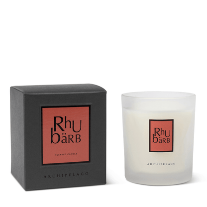 Archipelago Botanicals Boxed Candle 10 oz - Rhubarb